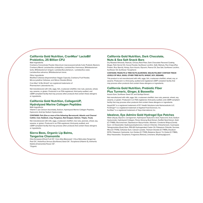 iHerb Exclusive, хиты iHerb, праздничная коллекция, набор из 7 продуктов