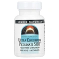 Source Naturals, Ультрапиколинат хрома 500 ™, 500 мкг, 60 таблеток