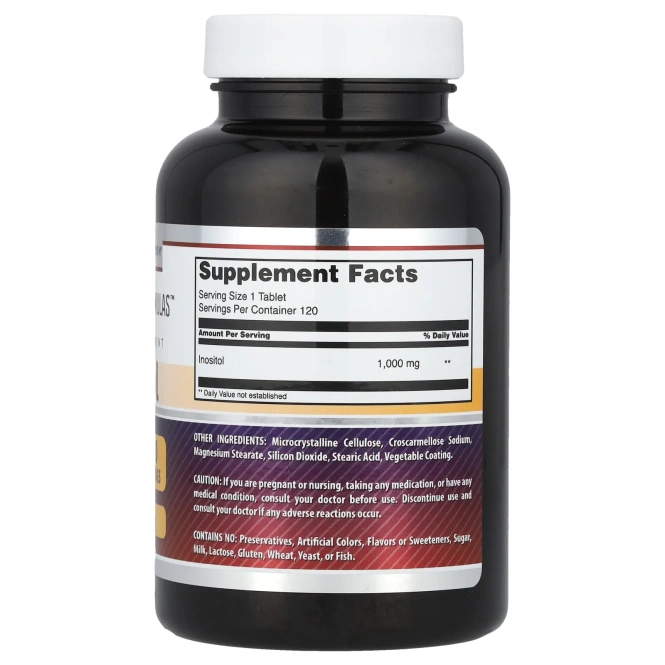 Amazing Nutrition, Инозитол, 1000 мг, 120 таблеток