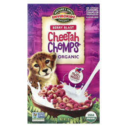 Nature's Path, EnviroKidz, органические хлопья Cheetah Chomps®, ягоды, 284 г (10 унций)