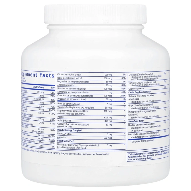 Pure Encapsulations, Питательные вещества для женщин, 180 капсул