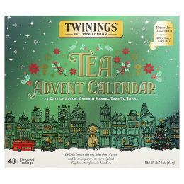 Twinings, чайный адвент-календарь, 48 чайных пакетиков, 97 г (3,42 унции)