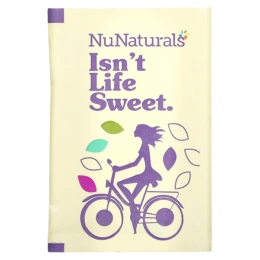 NuNaturals, Органический подсластитель, стевия и архат, 70 пакетиков, 2,47 унции (70 г)