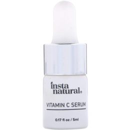InstaNatural, Vitamin C Serum with Hyaluronic Acid + Ferulic Acid, Anti-Aging, 0.17 fl oz (5 ml)
