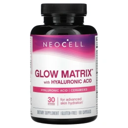 Neocell, Улучшенный увлажнитель кожи Glow Matrix, 90 капсул