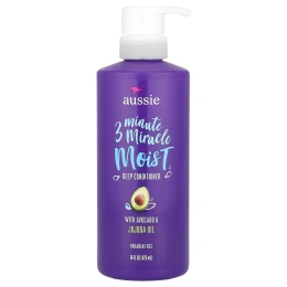 Aussie, 3 Minute Miracle Moist, кондиционер для глубокого нанесения с маслом авокадо и жожоба, 475 мл (16 жидк. унц.)