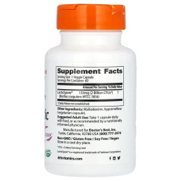 Doctor's Best, Пробиотик для пищеварительной системы с препаратом "ЛактоСпоры", 2 миллиарда КОЕ, 60 капсул в растительной оболочке