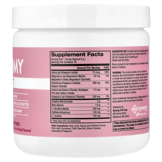 Flat Tummy, предтренировочный комплекс, фруктовый пунш, 240 г (8,47 унции)