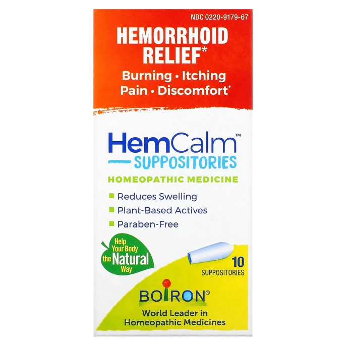 Boiron, HemCalm Суппозитории 10 шт