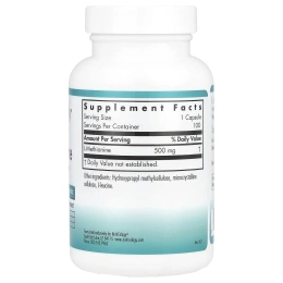 Nutricology, L-метионин, 100 растительных капсул