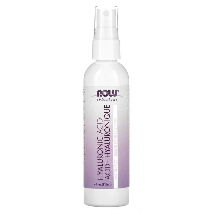 NOW Foods, Solutions, увлажняющий спрей для лица с гиалуроновой кислотой, 118 мл (4 жидк. унц.)