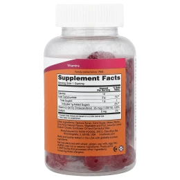 NOW Foods, жевательный витамин D3, клубничный вкус, 25 мкг (1000 МЕ), 90 жевательных таблеток