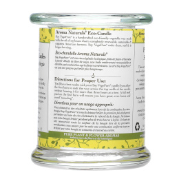 Aroma Naturals, Soy VegePure, 100% Натуральная Свеча Эфирного Масла Сои, Атмосфера, Апельсин и Лимонник 8.8 унции (260 г)