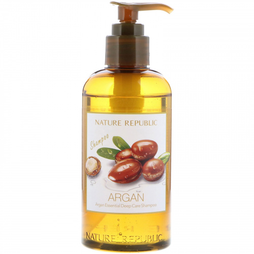 Nature Republic, Argan Essential Deep Care Shampoo, 10.13 fl oz (300 ml)