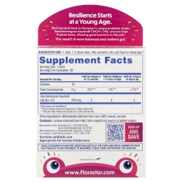 Florastor, Kids® Probiotic Supplement Powder, 30 Sticks