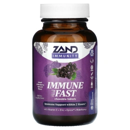 Zand, Immune Fast, сладкая бузина, 30 жевательных таблеток