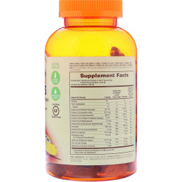 Sundown Naturals Kids, Мультивитаминные жевательные конфеты, Disney Cars 3, со вкусами винограда, апельсина и вишни, 180 жевательных конфет