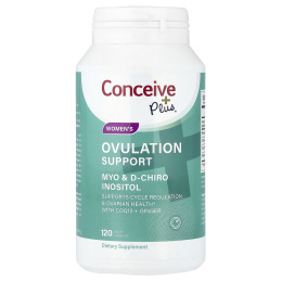Conceive Plus, Поддержка овуляции для женщин, 120 веганских капсул