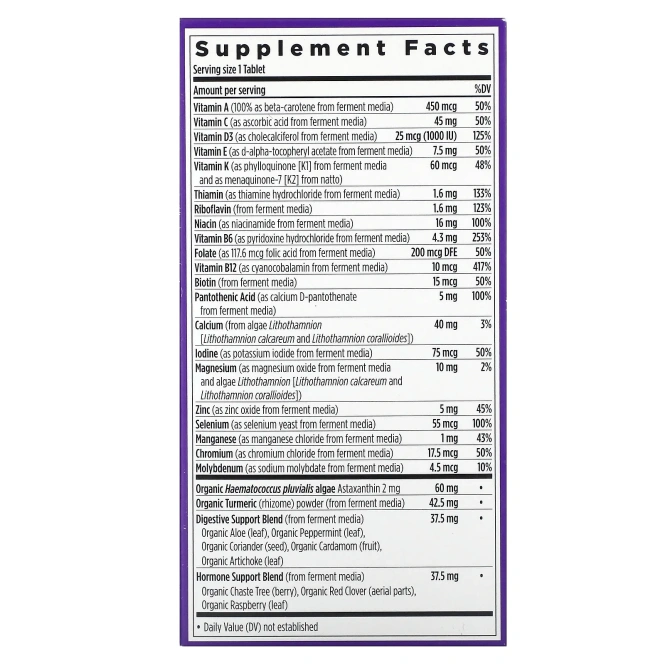 New Chapter, 55+ Every Woman's One Daily, витаминный комплекс на основе цельных продуктов для женщин старше 55 лет, 96 вегетарианских таблеток