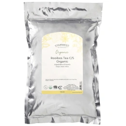 Starwest Botanicals, органический чай ройбуш, нарезанный и просеянный, 453,6 г (1 фунт)