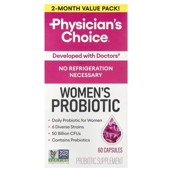 Physician's Choice, пробиотик для женщин, 60 капсул