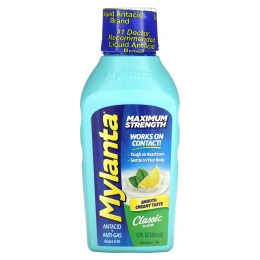 Mylanta, Antacid + Anti-Gas, максимальная эффективность, классический, 355 мл (12 жидк. унц.)