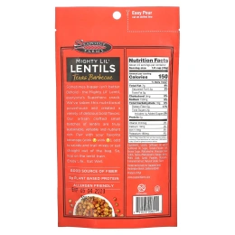 Seapoint Farms, Mighty Lil 'чечевица, барбекю, 142 г (5 унций)