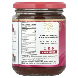 ChocZero, малиновый джем, 340 г (12 унций)