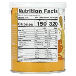 BNRG, Power Crunch®, протеиновые чипсы, чеддер, 60 г (2,1 унции)