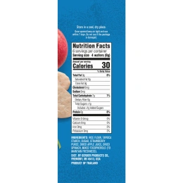 Gerber, прорезыватели, вафли для мягкого прорезывания зубов, для малышей от 7 месяцев, клубника, яблоко и шпинат, 12 пакетиков, по 2 вафли в каждом