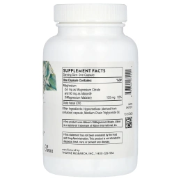 Thorne Research, Magnesium Citramate, 90 капсул
