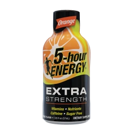 5 Hour Energy, Особо крепкий. Апельсин  12 бутылок