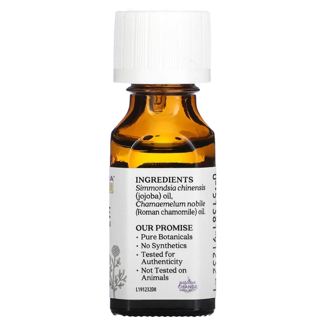 Aura Cacia, Расслабляющая римская ромашка, 0.5 жидких унций (15 мл)