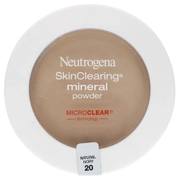 Neutrogena, Очищение кожи, минеральная пудра, натуральная слоновая кость 20, 0,38 унции (11 г)