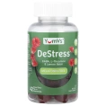 YumVs, DeStress, жевательные таблетки, без мелатонина, со вкусом ягодного ассорти, 42 жевательные таблетки