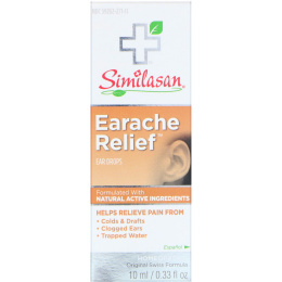 Similasan, Earache Relief, Ушные капли, 0.33 fl oz (10 ml)