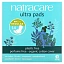 Natracare, Прокладки ультра, покрытие из органического хлопка, стандартные, обычные, 14 штук