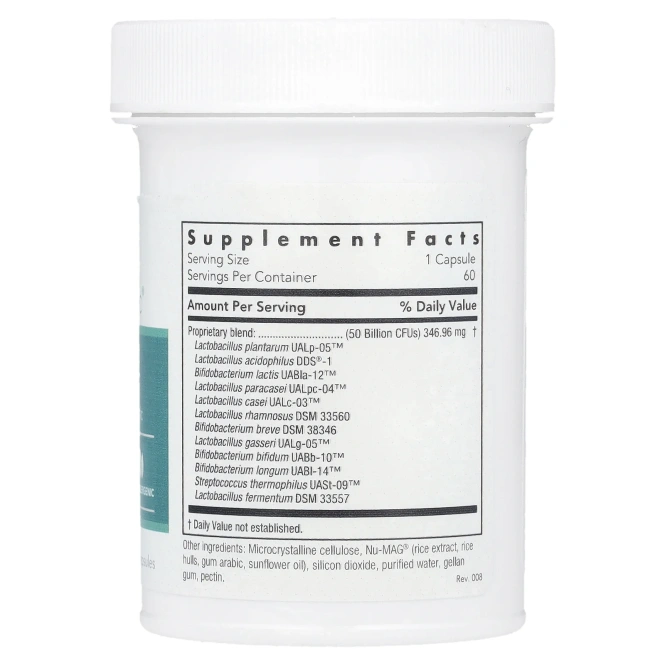 Nutricology, Restore-Biotic Complete, 50 миллиардов, 60 вегетарианских капсул с отсроченным высвобождением