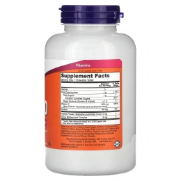 Now Foods, Витамин С «Жевательный C-500» со вкусом апельсинового сока, 100 таблеток