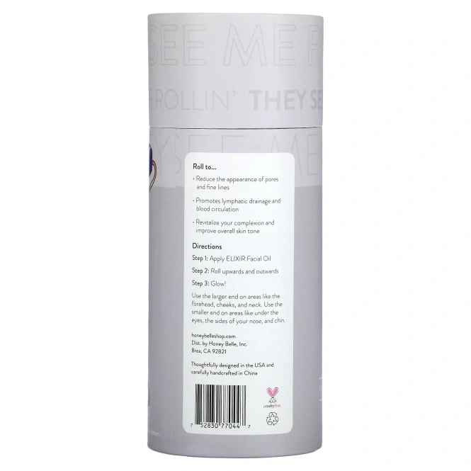 Honey Belle, Массажер для лица из аметиста, 1 шт.