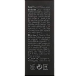Cosrx, Кушон от пятен Clear Fit, 23 натуральных бежевых кушона, 15 г