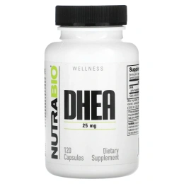 NutraBio, ДГЭА, 25 мг, 120 капсул
