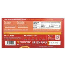 IQBAR, IQMIX®, смесь для увлажнения, чистоты и настроения, со вкусом красного апельсина, 20 палочек по 8 г (0,28 унции)