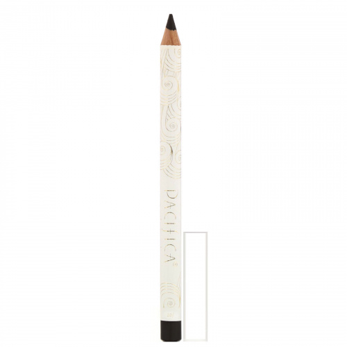 Pacifica, Натуральный карандаш для глаз, угольно черный, 0.10 унций (2.8 г)