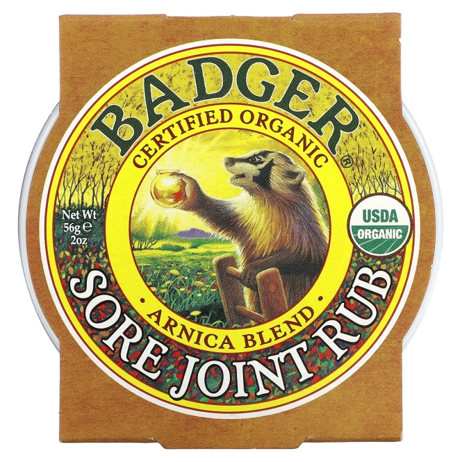 Badger Company, Sore Joint Rub, смесь арники, 56 г