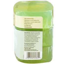 Clearly Natural, Чистое и натуральное глицериновое мыло с алоэ вера, 3 шт по 4 унции в упаковке