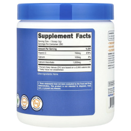 Nutricost, Аскорбат кальция, без добавок, 250 г (8,9 унции)