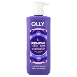 OLLY, Renew, гель для душа с витаминами, расслабляющий жасмин и бергамот, 502 мл (17 жидк. унций)