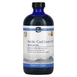 Nordic Naturals, Жир печени арктической трески, апельсин, 473 мл (16 жидк. унц.)