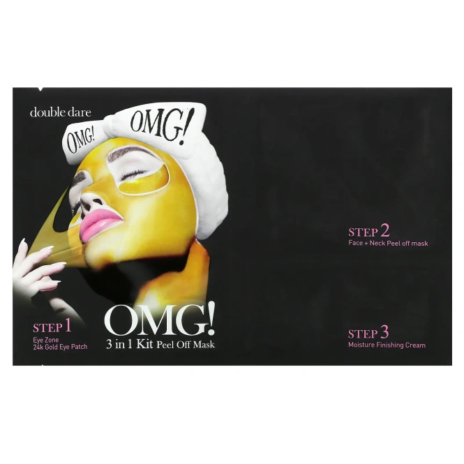 Double Dare, маска-пленка для лица, 3 шт в наборе